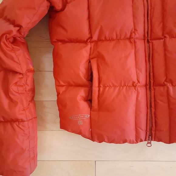 VTG Y2K G-Star Raw Denim Women's Down Jacket Red Size Small Rare - Picture 11 of 11